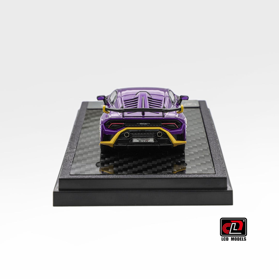 LCD Model Lamborghini Huracan STO Die-Cast Model Premium 1:64 Scale LCD64043-PU(Purple)