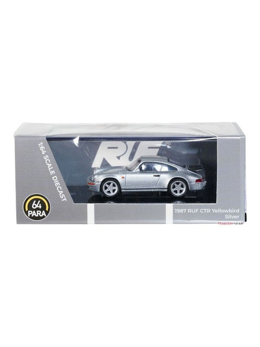 Para64 1987 RUF CTR Yellowbird Silver 1:64 Scale Diecast