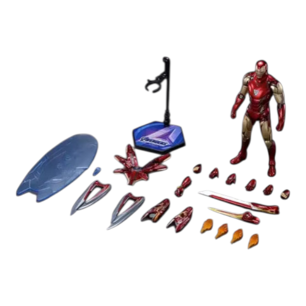 Action figure Marvel Avengers Endgame The infinity Saga : Scale 1/10 Scale iron Man Nano Technology MK85 Luminious Version 2.0 Figure by ZD Toys