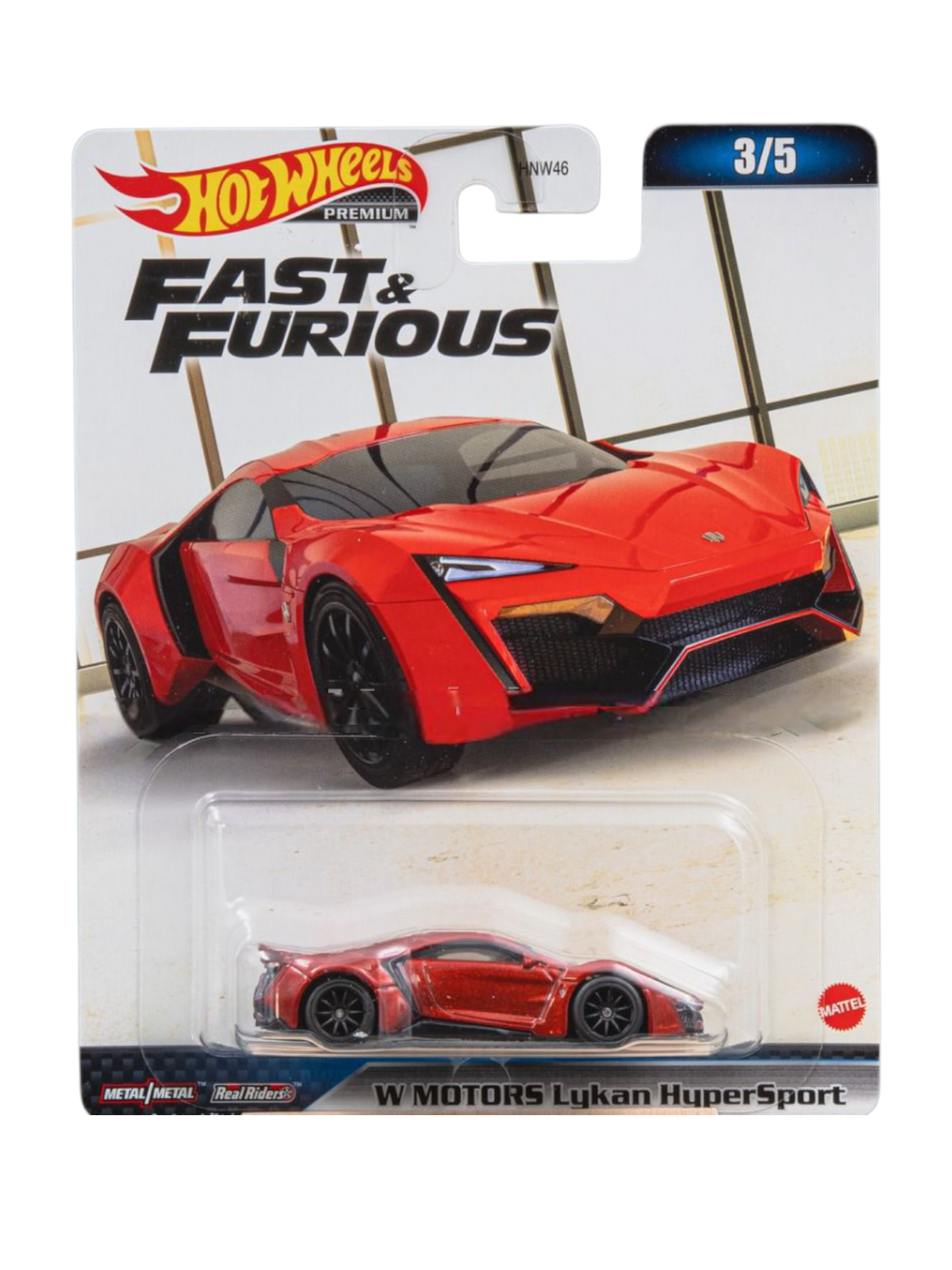 HotWheels Fast & Furious W‑Motors Lykan Hypersport Imported Premium 1:64 Scale