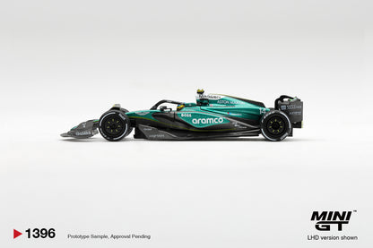 PRE-ORDER No.1396 ASTON MARTIN AMR24 #14 FERNANDO ALONSO 2024 F1 2024 LAS VEGAS GP Blister/Box Diecast Model