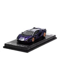 Postercars lamborghini Sian FKP 37 (No.30) Viola Aletheia 1:64 Scale With Acrylic Protecter Diecast Model