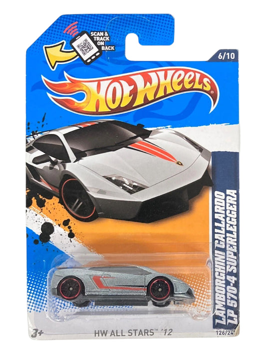 Hotwheels Lamborghini gallardo lp 570-4 Superleggera  (blister damage car mint condition)imported mainline 1:64 Scale