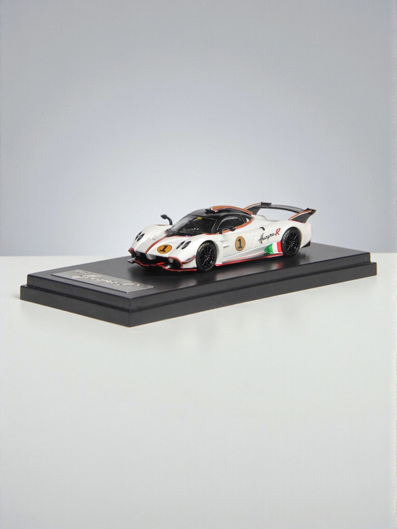 LCD Models Pagani Huayra R Imported 1:64 Scale (code-LCD64028-WH-White)