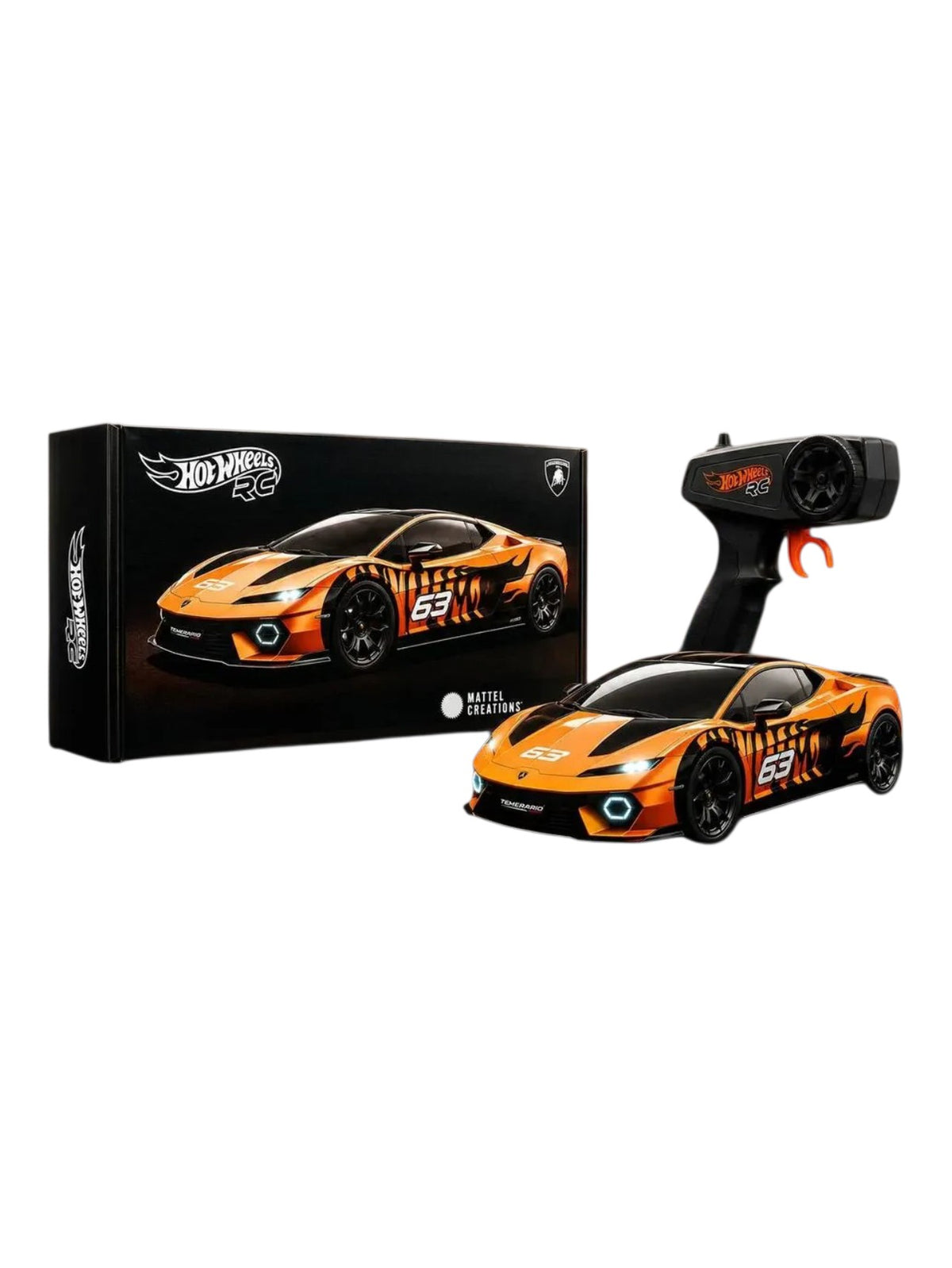 HotWheels Remote Control Lamborghini Temerario Alleggerita 1:64 Scale Code: JHW60-9893