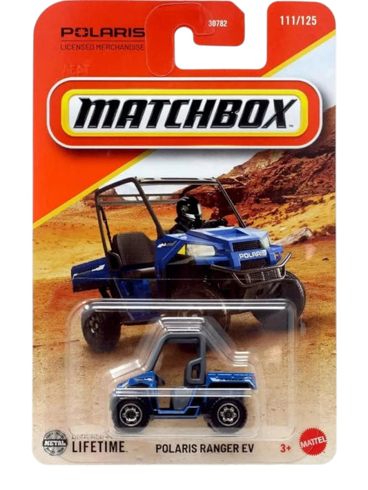 MatchBox Polaris Ranger ev imported mainline 1:64 Scale