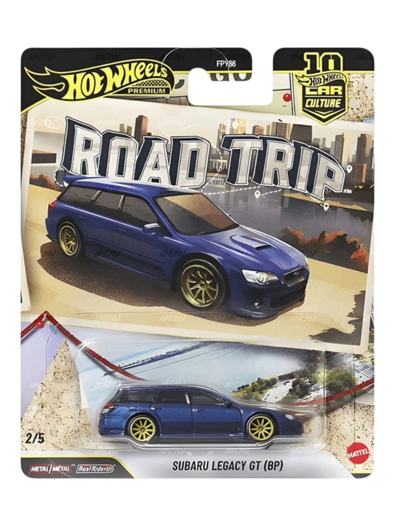 HotWheels 'Subaru Legacy GT (BP) Road Trip Imported Premium 1:64 Scale