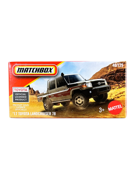 Matchbox Power Grabs - '17 Toyota Landcruiser 78 -1:64 Scale no-40
