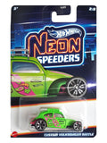 Hot Wheels Neon Speeders Custom Volkswagen Beetle Mainline Imported 1/64