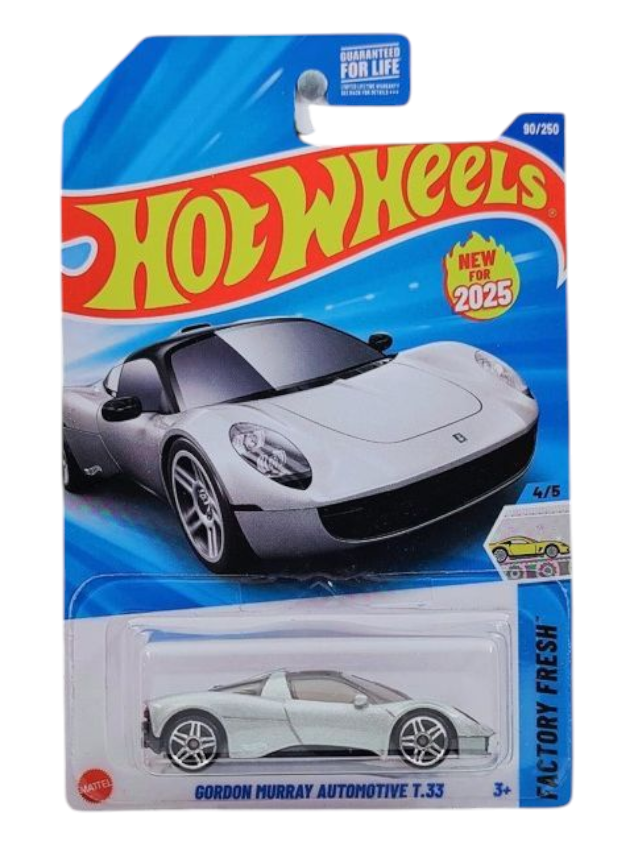 HotWheels Gordon Murray Automotive T.33 Imported Mainline 1:64 Scale