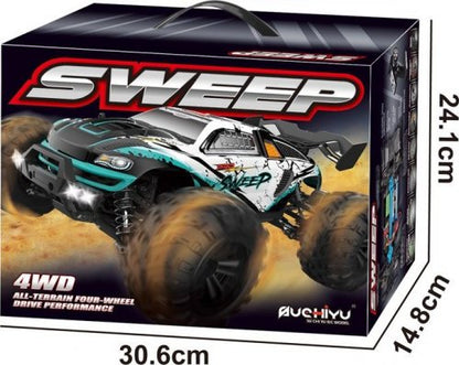 Sweep ProBrushless RC Car with LED Lights and Metal Parts Remote Control Imported 1:16 Scale Speed 70km/H 4WD