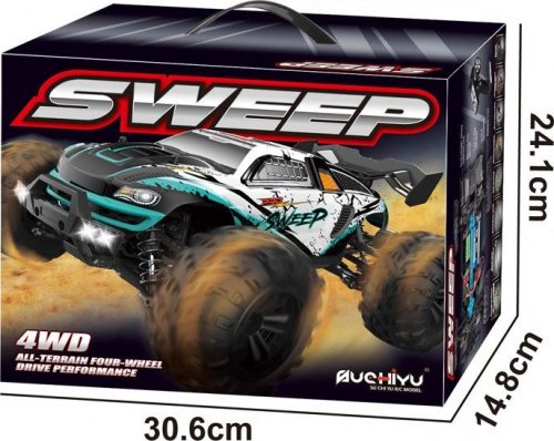 Sweep ProBrushless RC Car with LED Lights and Metal Parts Remote Control Imported 1:16 Scale Speed 70km/H 4WD