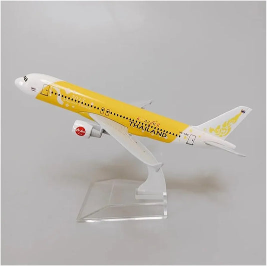 Aircraft THAILAND AIRBUS A380 Passenger Aircraft Plane Diecast Airplane Model 16cm Diecast Airplane Model Plane Aircraft Yellow 16cm No 118.
