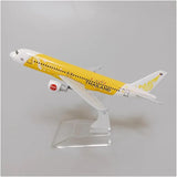 Aircraft THAILAND AIRBUS A380 Passenger Aircraft Plane Diecast Airplane Model 16cm Diecast Airplane Model Plane Aircraft Yellow 16cm No 118.