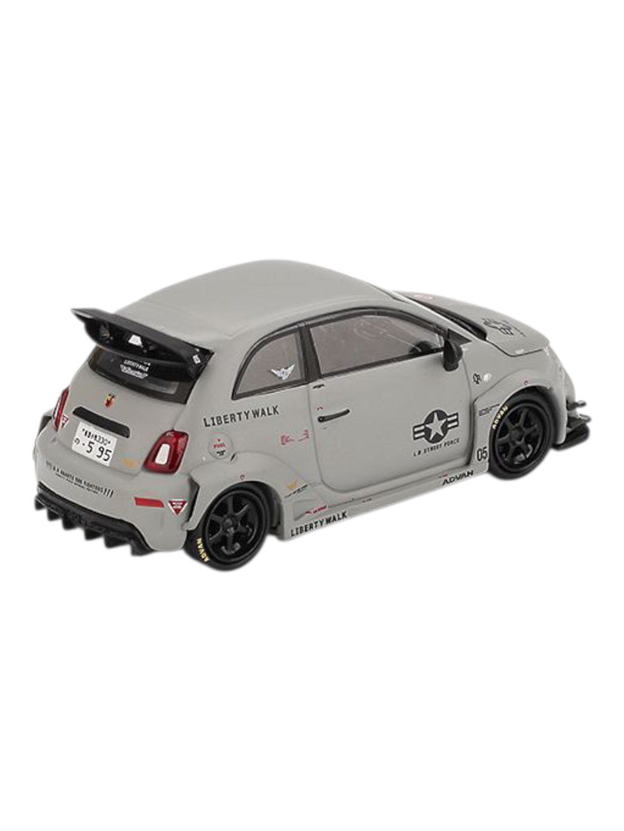 Mini GT LB-Works x Abas Works Abarth 595 (Fighters) Code-1064 1:64 Scale