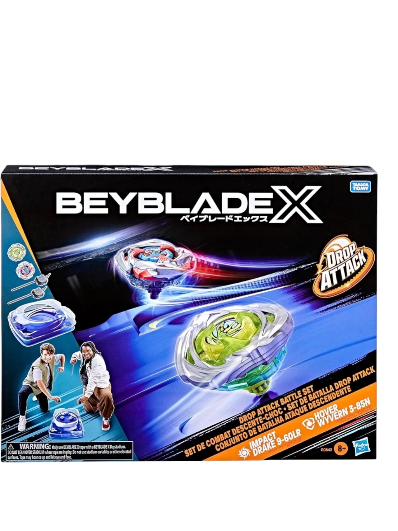 スポーツトイ・アクショントイ BEYBLADE X Hover Wyvern+launcher (prize) Hasbro Beyblade X Drop Attack Battle Set impact darke 9-60lr