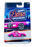Hotwheels '71 Porsche 911 – Neon Speeders | 1:64 Scale Diecast Model Car