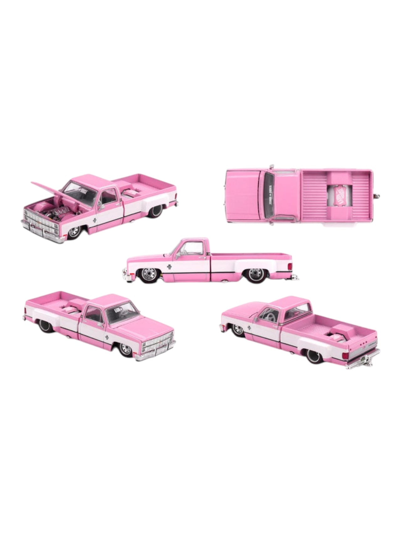 Mini GT Kaido House #243: Chevrolet Silverado Dually Vintage Spec V2 1:64 Scale