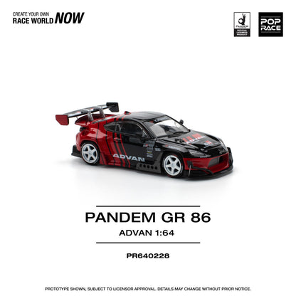 Pop race pr64-228 pandem gr 86 1:64 Scale