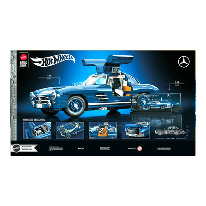 Mattel Brick Shop HotWheels Mercedes-Benz 300 SL Building Set 1:12 Scale