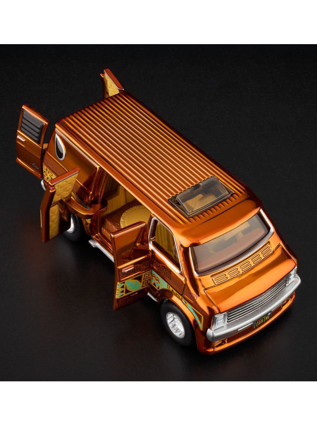 HotWheels 70s Dodge Tradesman Van RLC 1:64 Scale (With Acrylic Case)