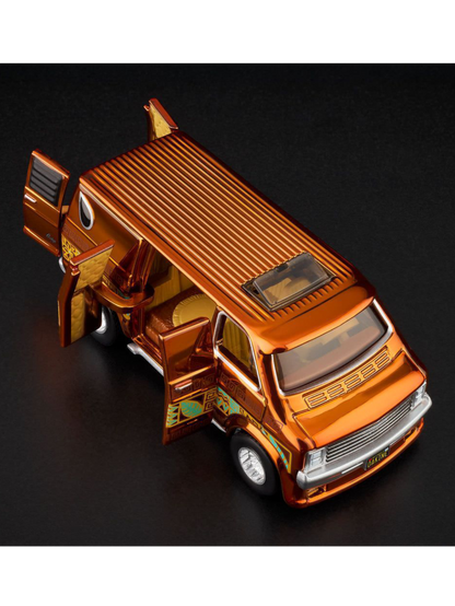 HotWheels 70s Dodge Tradesman Van RLC 1:64 Scale (With Acrylic Case)