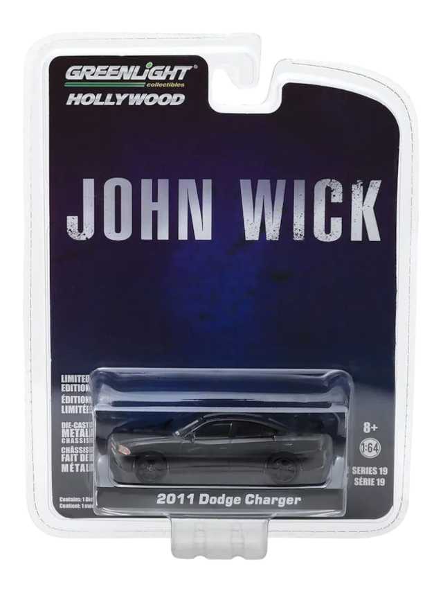 Greenlight hollywood john wick 2011 Dodge charger imported  1:64 Scale