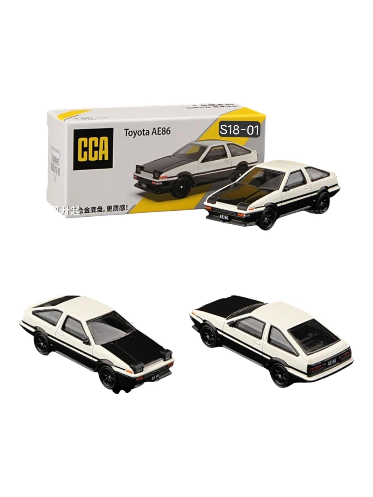 CCA toyota sprinter Trueno (Ae86) Imported 1:64 Scale
