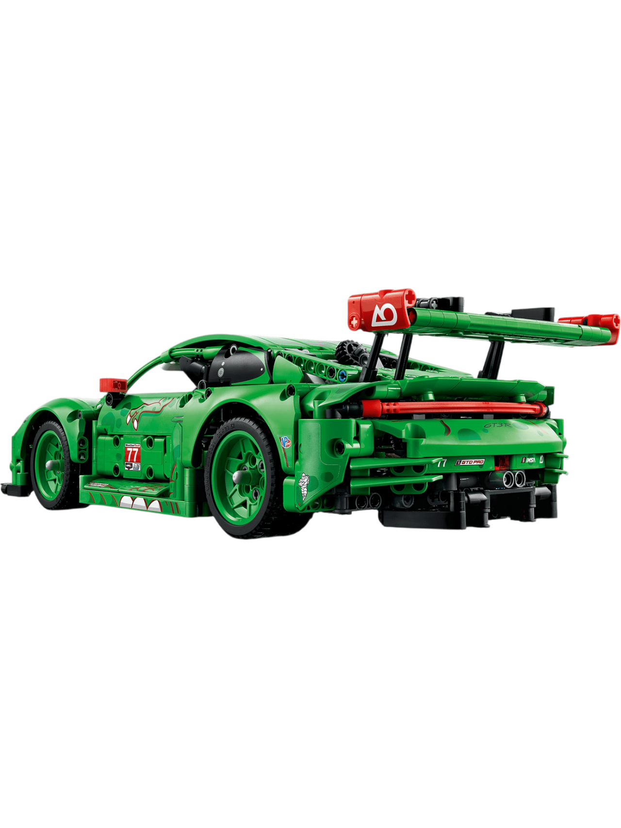 LEGO Technic Porsche 911 GT3 R Rexy AO Racing Car - Model Car Building Kit for Kids 1313 pcs