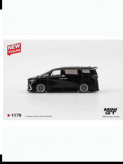 Mini GT #1179: Toyota Alphard 40 KUHL Black 1:64 Scale