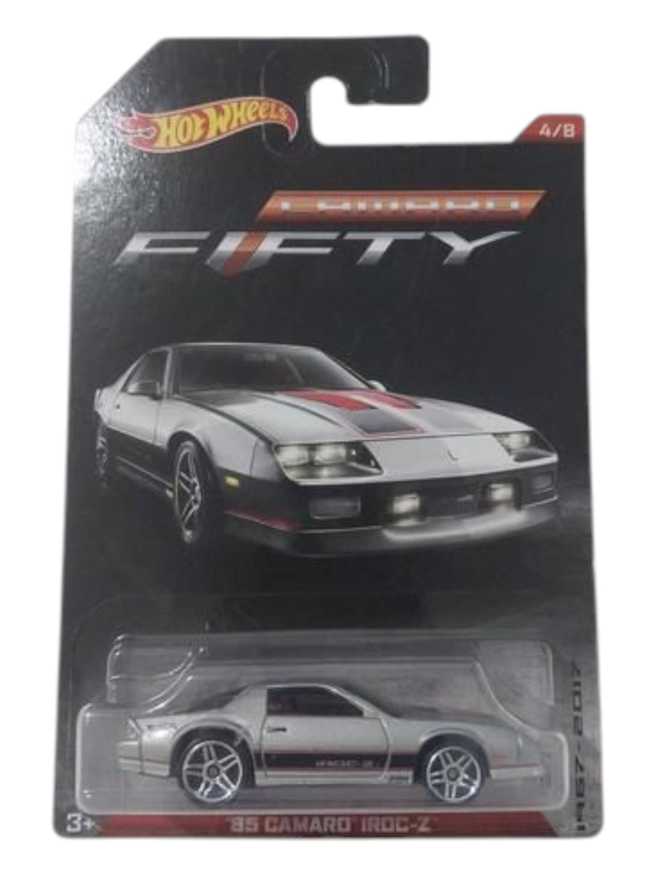 HotWheels Camaro Fifty 85 Camaro iroc -Z imported mainline 1:64 card art
