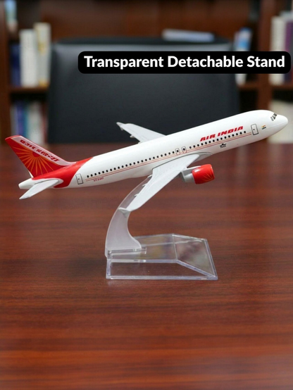 Aircraft Model Airbus A320 Air India 16 CM (Code-122)