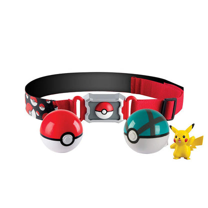 Tomy Pokemon Clip and Carry Poke Ball Belt Pikachu