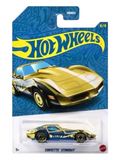 HotWheels 2025 58th Anniversary Series Corvette Stingray Imported Mainline Card Art 1:64 Scale (Chase Piece)