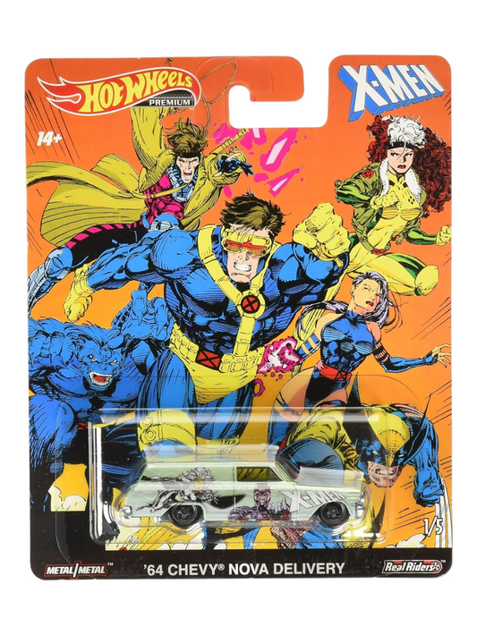 HotWheels X-Men 64 Chevy Nova Delivery Imported Premium 1:64 Scale