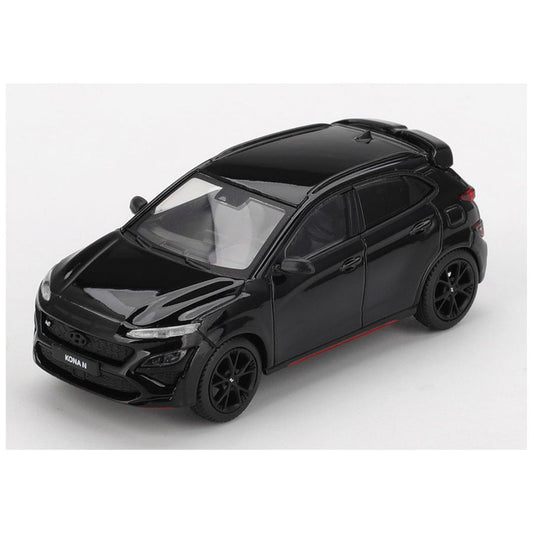 Mini GT #1206: Hyundai KONA N Phantom Black Imported 1:64 Scale Diecast