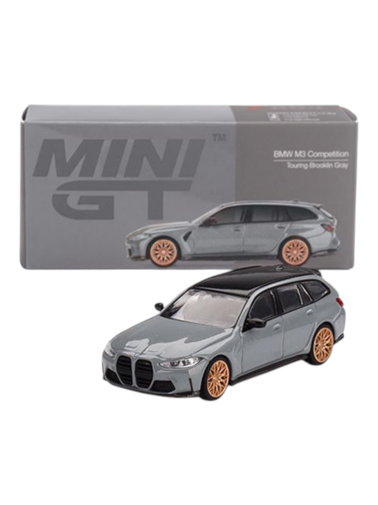 Mini GT BMW M3 Competition (Touring Brooklin Gray) Code-864 1:64 Scale