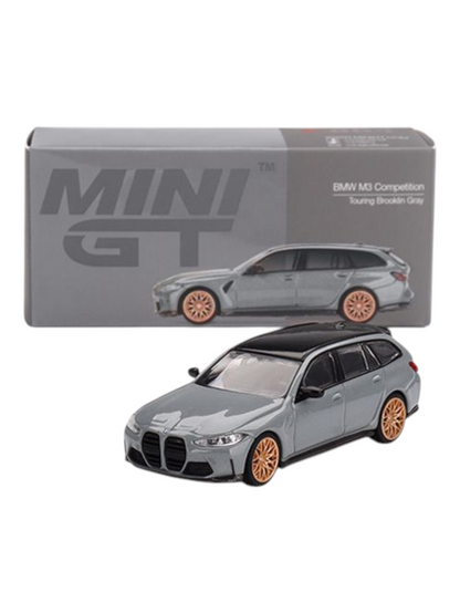 Mini GT BMW M3 Competition (Touring Brooklin Gray) Code-864 1:64 Scale