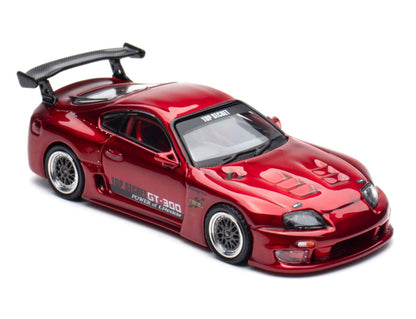 INNO64 Top Secret Toyota Supra(A80) GT300 Red 1:64 Scale Metal Diecast IN64-A80TS-RED