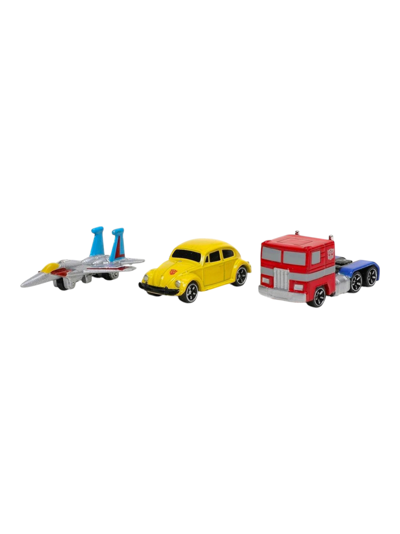 Jada Transformers Nano Hollywood Rides (Includes Decepticon Starscream,Autobot Bumblebee, Autobot Optimus Prime)
