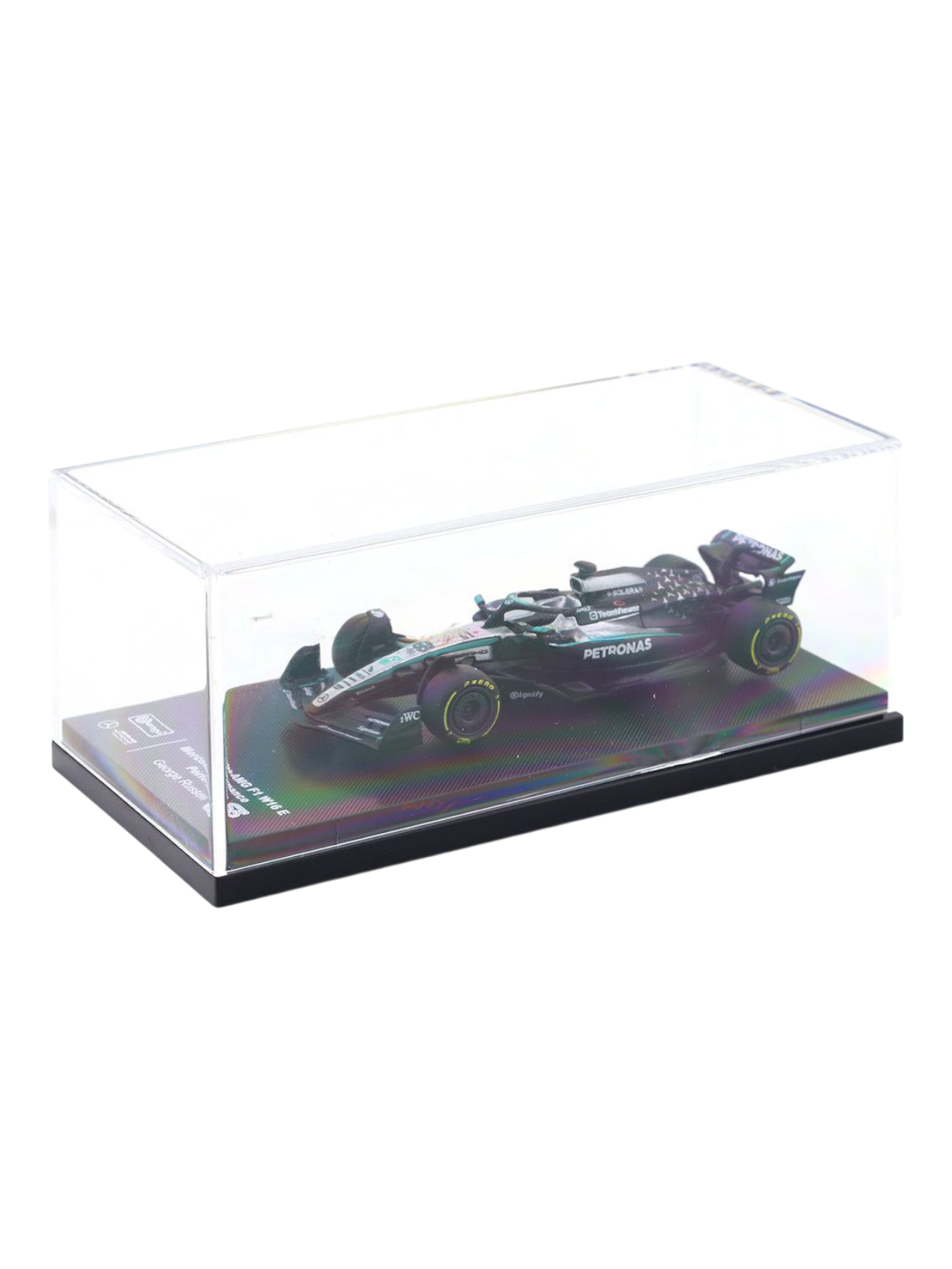 Bburago Formula 1 (F1) 2025 Mercedes-AMG F1 W16 E George Russell No-63 1:64 Scale