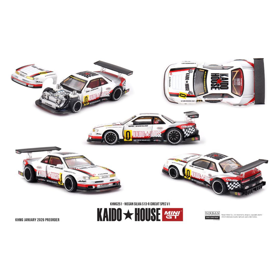 Mini GT Kaido House #251: Nissan Silvia S13-R Circuit Spec V1