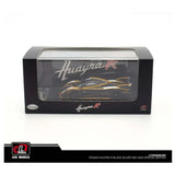 LCD Models Pagani Huayra R Imported 1:64 Scale die-cast Model (code-LCD64028-BS-Black/Silver)