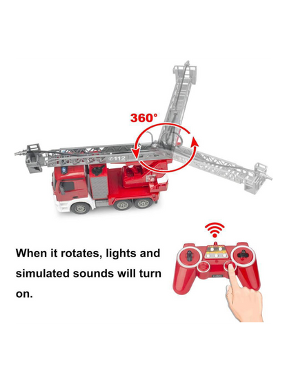 Remote Control (RC) Water Pumping Fire Truck 1:20 Scale