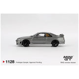 Mini GT Nissan Skyline GT-R Dark Metal Gray ( Nismo BCNR33 CRS Version  ) ( code-1128 ) Imported 1:64 Scale