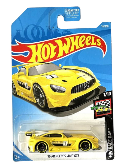 Hotwheels '16 Mercedes-amg gt3 imported mainline 1:64 Scale
