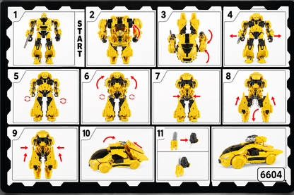 Transformers Optimus Prime & Bumblebee Robot  with Display Box Action Figure DH-03