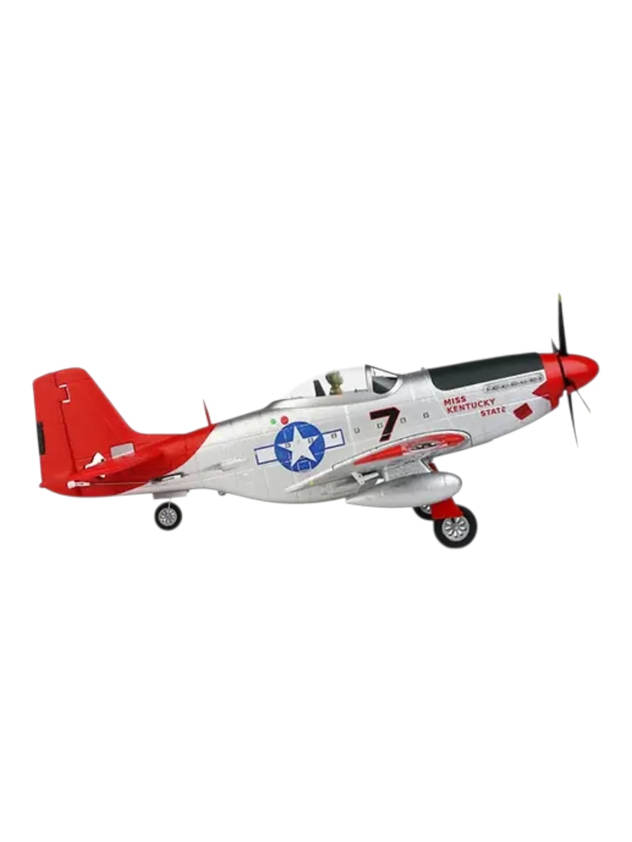 Remote Control Airplane XK A280 P-51 3D/6G 2.4G 4CH Brushless 560mm Wingspan EPP Fixed Wing RC Aircraft Model with 6-Axis Gyro and LED Searchlight (RTF)
