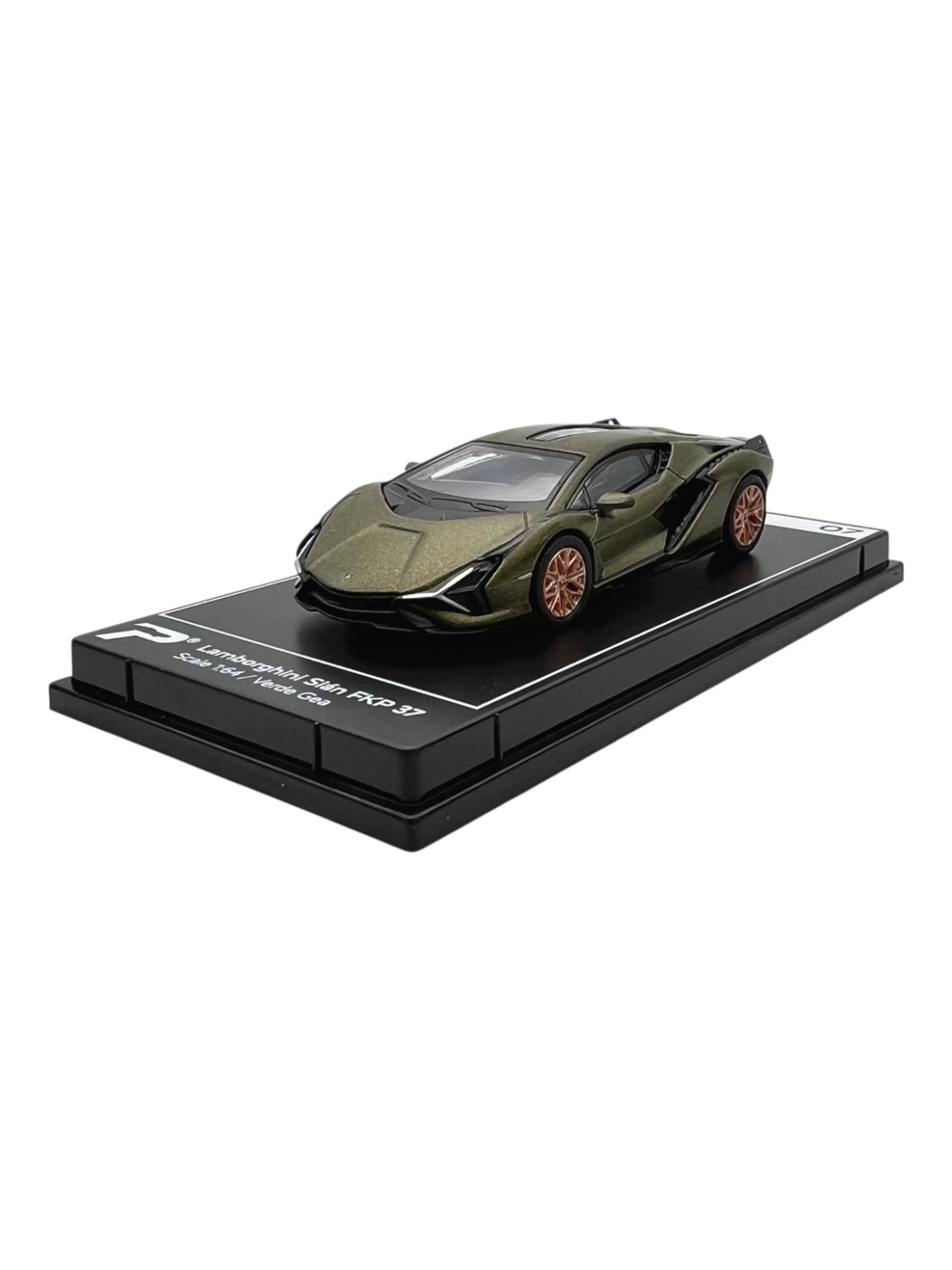 Postercars Hypercar League Collection Lamborghini Sian FKP 37 1:64 Scale  / Verde Gea (No 07)