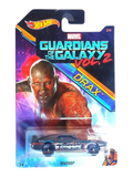 Hotwheel Marvel Guardians Of The GALAXY Vol.2 Drax RIVITED Imported Card Art 1:64 Scale